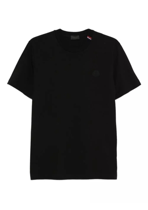 Moncler stripe-detail short-sleeve T-shirt - Black