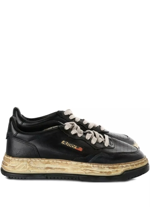Maison MIHARA YASUHIRO x Autry leather-platform sneakers - Black