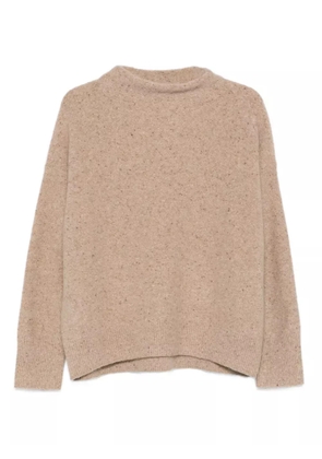 Vince speckled mock-neck sweater - Brown