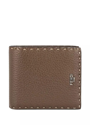 FENDI Selleria leather wallet - Neutrals