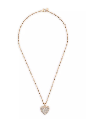 ALINKA 18K rose gold Caviar Ball chain necklace - Pink