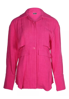 Jacquemus Pre-Owned La Chemise layered button-down shirt - Pink