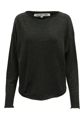 Helmut Lang Pre-Owned boat-neck ribbed-cuff sweater - Grey