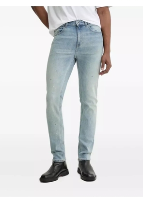 HUGO paint-splatter jeans - Blue