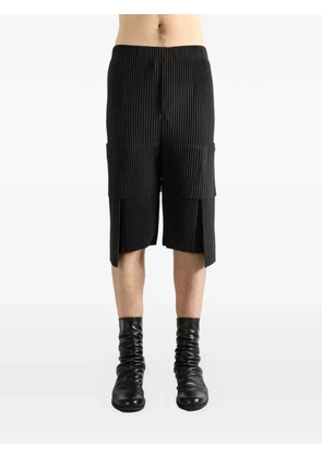 Homme Plissé Issey Miyake pleated multi-pocket trousers - Black