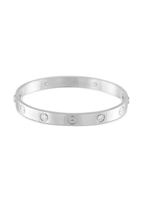Cartier 18kt white gold Love diamond bracelet - Silver
