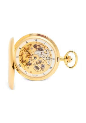 Rapport skeleton double hunter pocket watch - Gold
