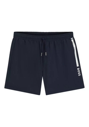 BOSS side-stripe swim shorts - Blue