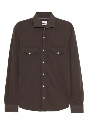 Brunello Cucinelli cotton shirt - Brown