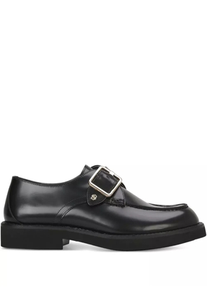 BOSS buckled leather loafers - 001