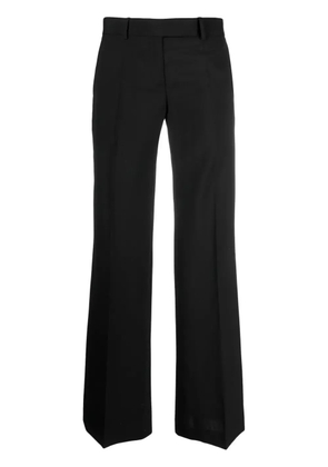 QUIRA mid-rise wide-leg tailored trousers - Black