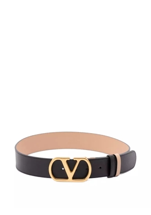 Valentino Garavani VLogo Signature plaque belt - Black