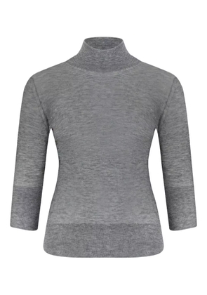 Genny high-neck sweater - Grey