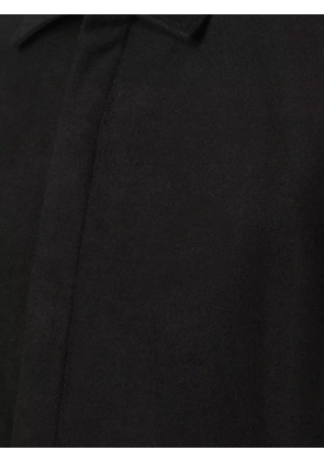 Rick Owens cutaway collar shirt - Black