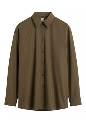 TOTEME button-down cotton shirt - Green