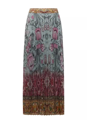 Pierre-Louis Mascia floral-pattern maxi skirt - Blue
