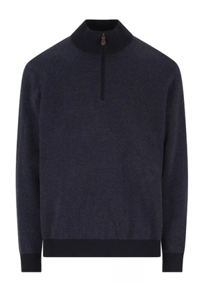 Loro Piana Roadster half-zip sweater - Blue