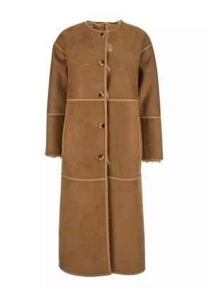 Urbancode faux-fur reversible coat - Neutrals