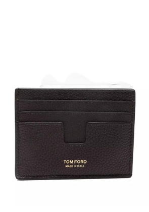 TOM FORD leather card holder - Brown