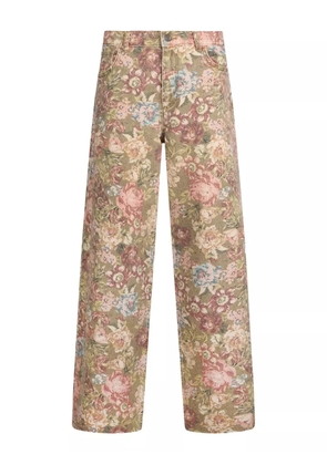 LIU JO floral-print pants - Green