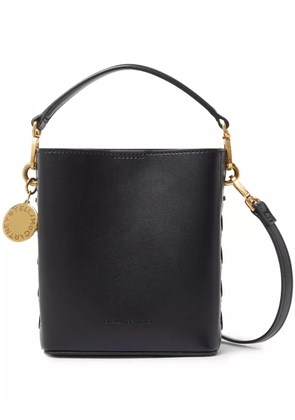 Stella McCartney Frayme faux-leather bucket bag - Black