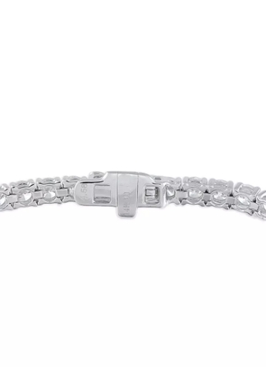 LB Exclusive 14K White Gold embellished tennis bracelet
