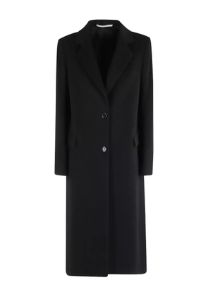 Tagliatore single-breasted wool coat - Black