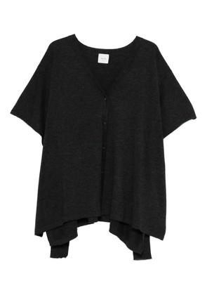 Alysi short-sleeve buttoned cardigan - Grey