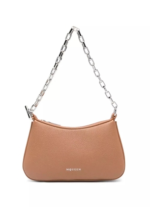 Alexander McQueen mini T-bar chain-strap shoulder bag - Brown