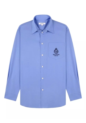 Sporty & Rich embroidered-pocket shirt - Blue