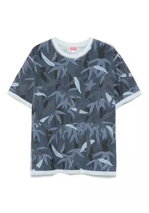 Kenzo Chiku-Rin Camo-print T-shirt - Blue