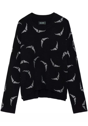 Zadig&Voltaire Markus Strass Wings jumper - Black
