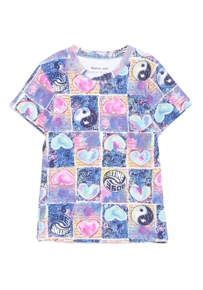 Martine Rose graphic-print t-shirt - Blue