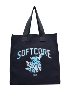 MSGM bear-print tote bag - Black