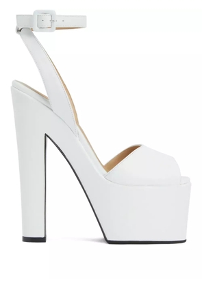Giuseppe Zanotti Tarifa platform ankle-strap sandals - White