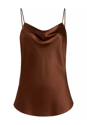 Cinq A Sept Marta silk top - Brown
