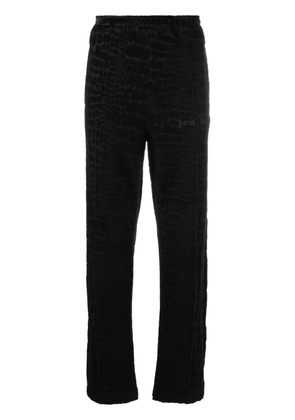 Palm Angels velour-effect track pants - Black