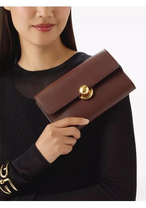 Furla spherical-clasp leather mini bag - Brown