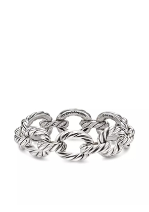 David Yurman sterling silver oval-link bracelet