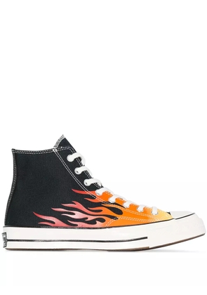 Converse Chuck 70 flame-print sneakers - Black