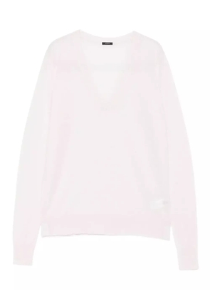 JOSEPH V-neck cashmere sweater - Neutrals