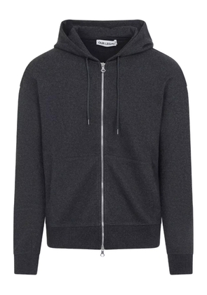 OUR LEGACY zip-up cotton hoodie - Black