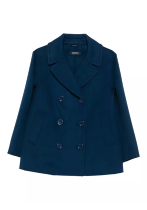 'S Max Mara double-breasted peacoat - Blue