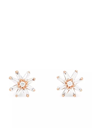 Suzanne Kalan 18K rose gold small Starburst diamond studs