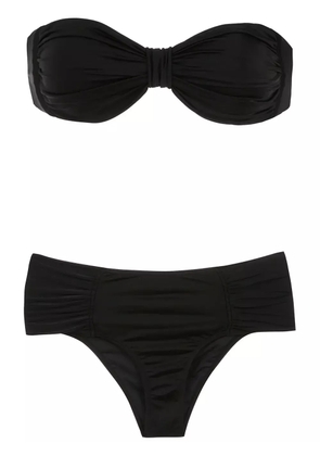 Brigitte strapless bikini set - Black