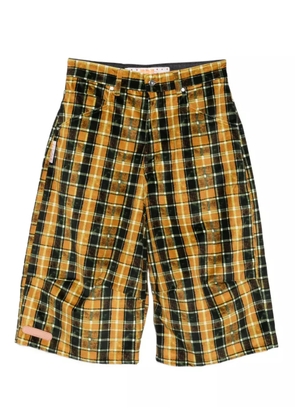 PDF CHANNEL checked shorts - Black