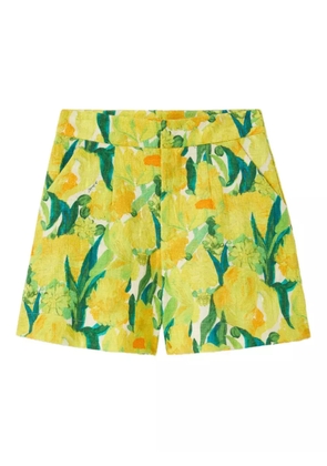 La DoubleJ Good Butt floral-print shorts - Yellow