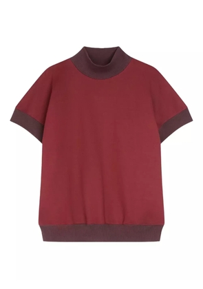 DRIES VAN NOTEN short-sleeved turtleneck sweatshirt - Red