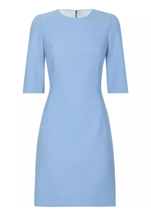 Dolce & Gabbana DNA short-sleeve mini dress - Blue