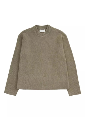 Berner Kühl ribbed crew-neck sweater - Neutrals